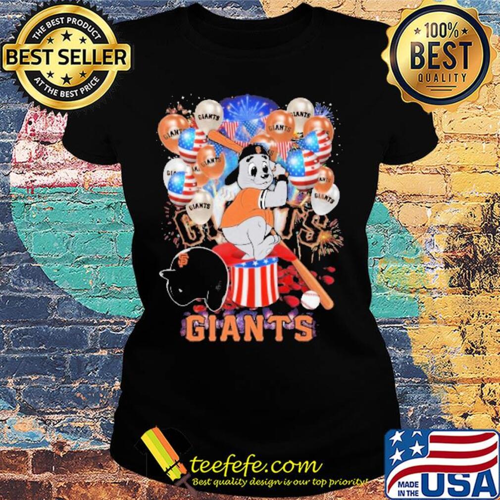 Mouse san francisco giants happy independence day mask soap firework balloon american flag s Ladies tee Mouse san francisco giants happy independence day mask soap firework balloon american flag s Ladies tee