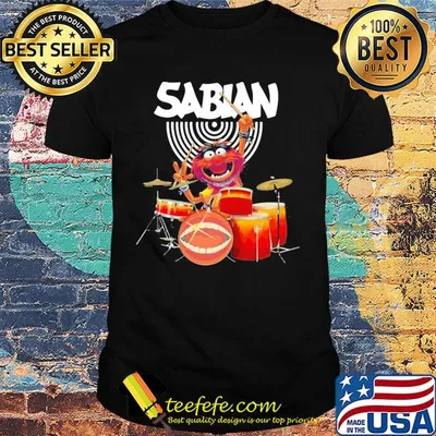 Muppet drummer sabian shirt