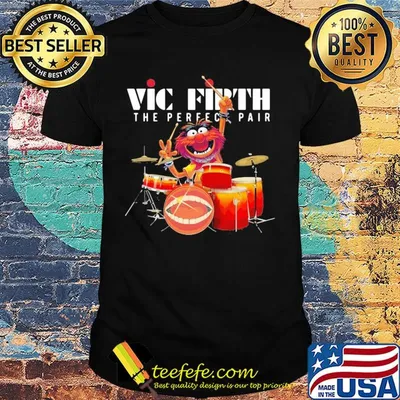 Muppet drummer vic firth the perfect pair shirt