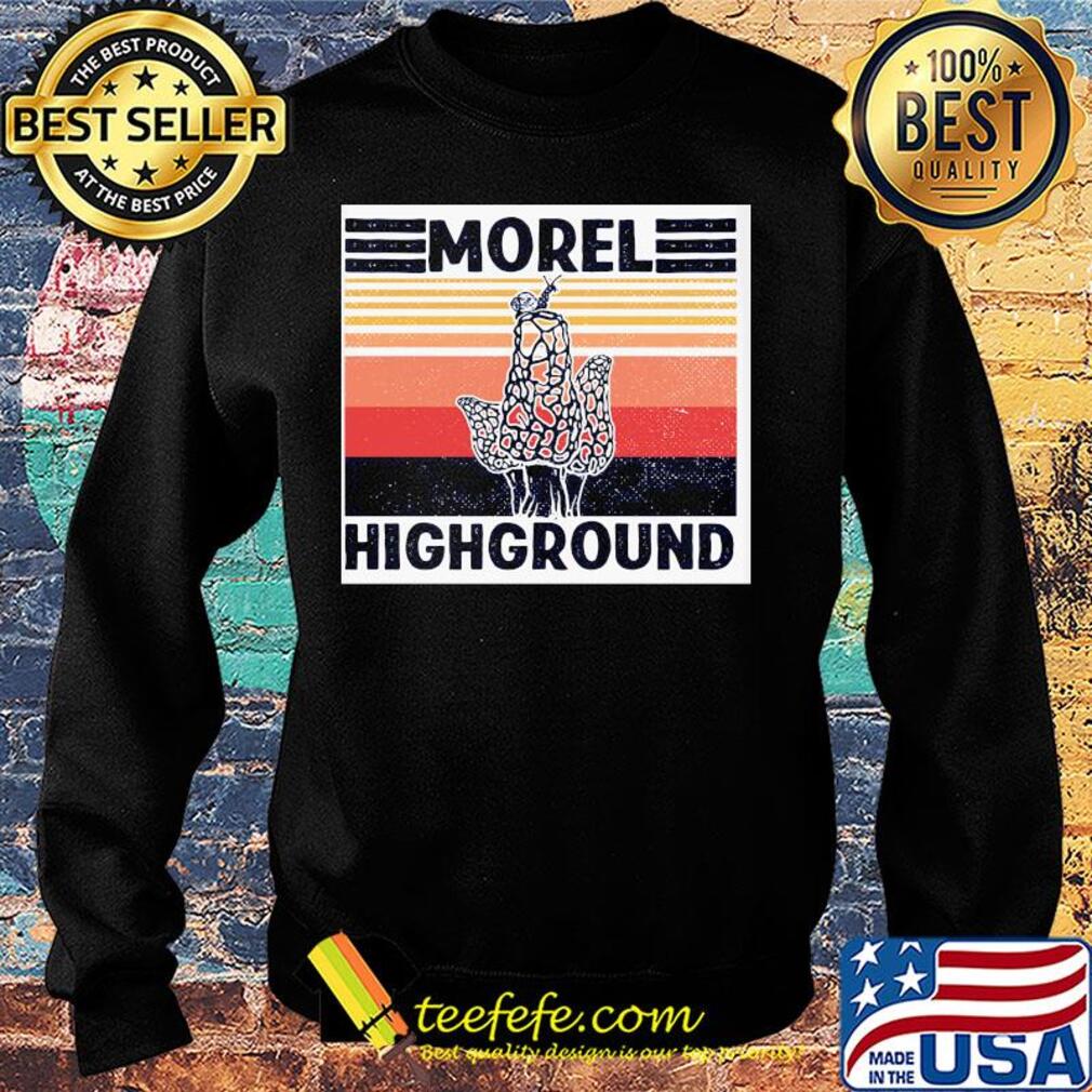 Mushroom hunter Snail morel highground vintage s Sweater Mushroom hunter Snail morel highground vintage s Sweater