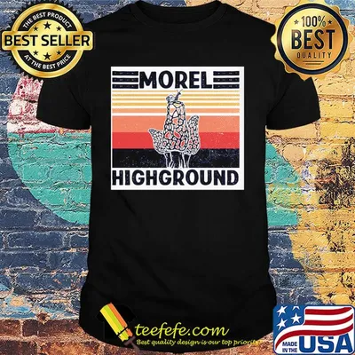 Mushroom hunter Snail morel highground vintage shirt