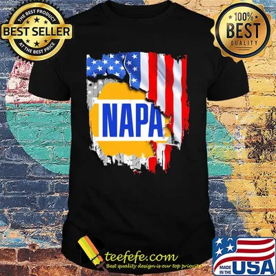 Napa american flag happy independence day shirt