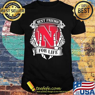 Nebraska cornhuskers best friend for life shirt