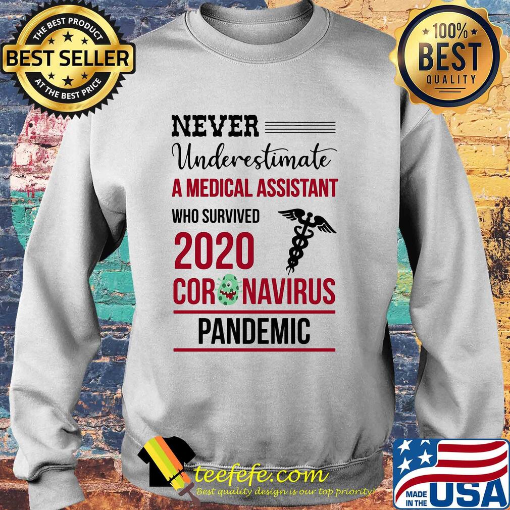 Never underestimate a medical assistant who survived 2020 coronavirus pandemic s Sweater Never underestimate a medical assistant who survived 2020 coronavirus pandemic s Sweater