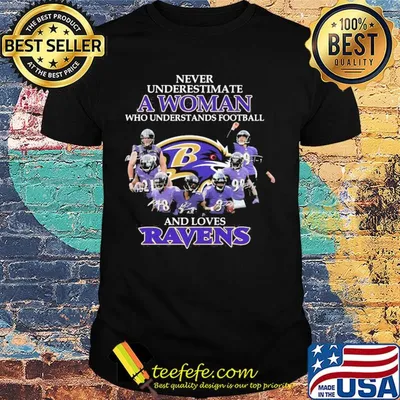 Never underestimate a woman who understands football and loves baltimore ravens signatures shirt