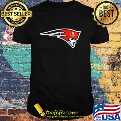 New england patriot tampa bay buccaneers release new logo shirt