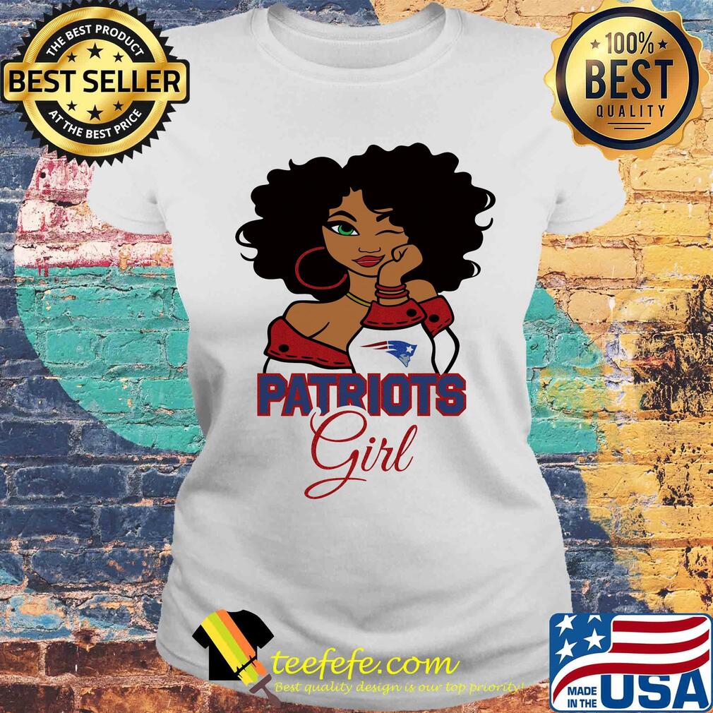 New England Patriots football black girl s Laides tee New England Patriots football black girl s Laides tee