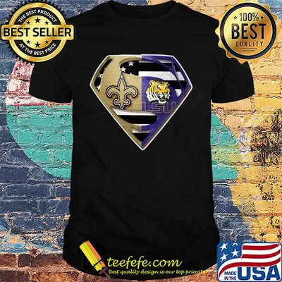 New orleans saints vs lsu tigers diamond american flag shirt