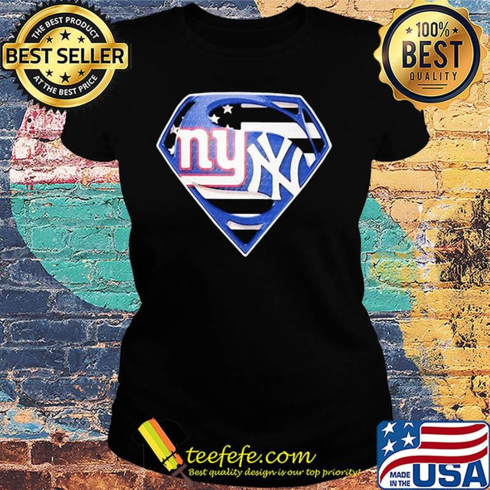 New york giants vs new york yankees diamond american flag s Ladies tee New york giants vs new york yankees diamond american flag s Ladies tee