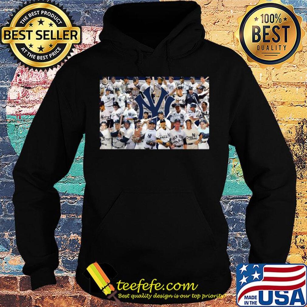 New york yankees baseball team players signatures s Hoodie New york yankees baseball team players signatures s Hoodie