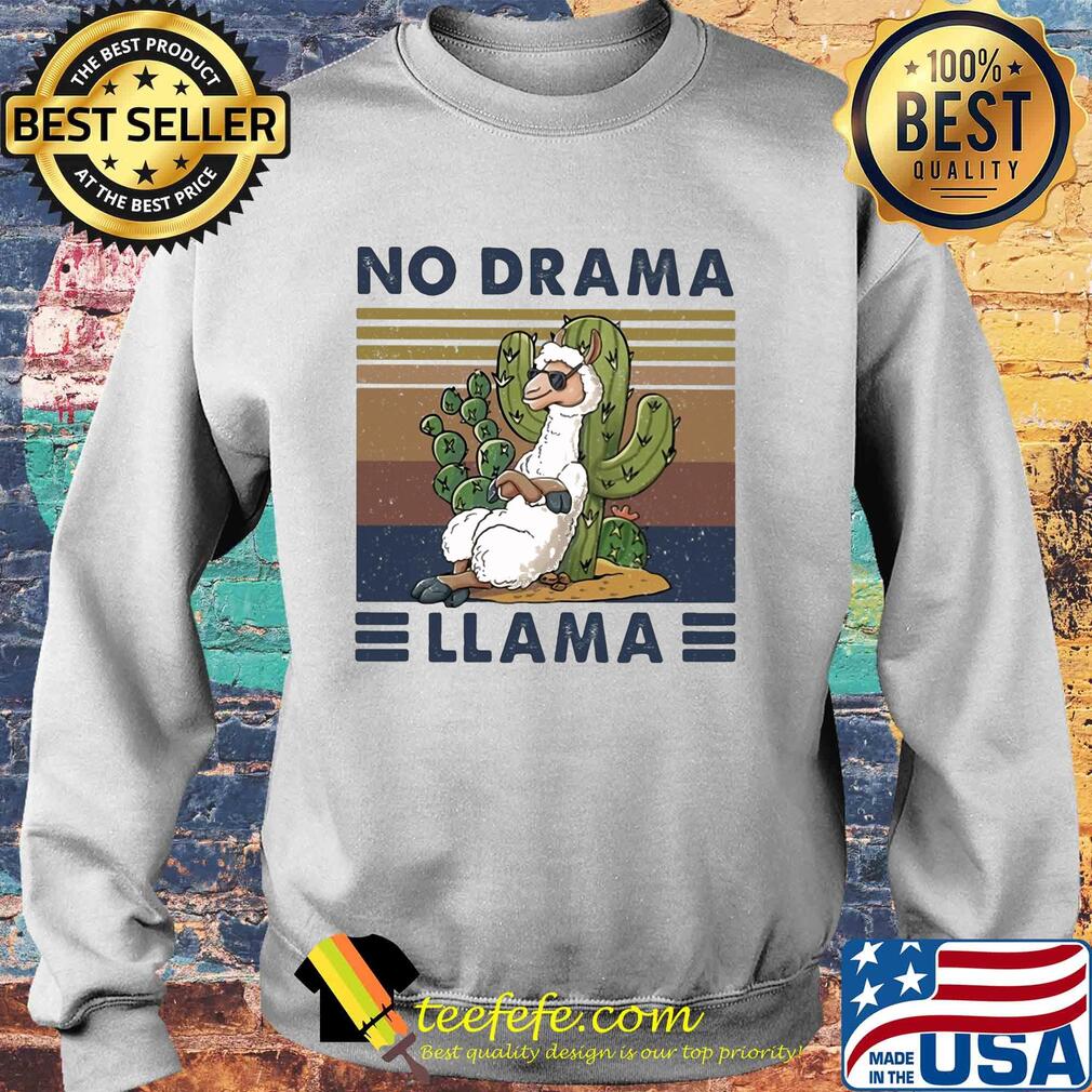 No drama llama cactus vintage s Sweater No drama llama cactus vintage s Sweater