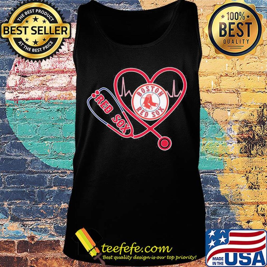 Nurse boston red sox stethoscope heartbeat s Tank top Nurse boston red sox stethoscope heartbeat s Tank top