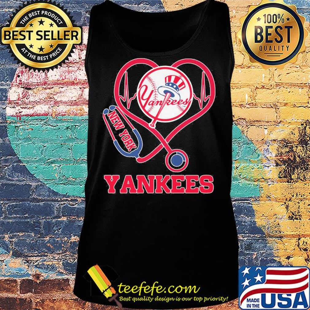 Nurse new york yankees stethoscope heartbeat s Tank top Nurse new york yankees stethoscope heartbeat s Tank top