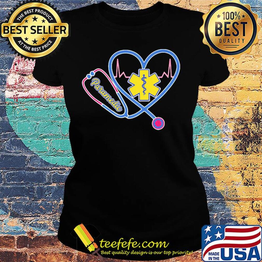 Nurse paramedic stethoscope heartbeat s Ladies tee Nurse paramedic stethoscope heartbeat s Ladies tee