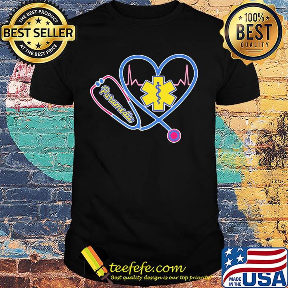 Nurse paramedic stethoscope heartbeat shirt Nurse paramedic stethoscope heartbeat shirt