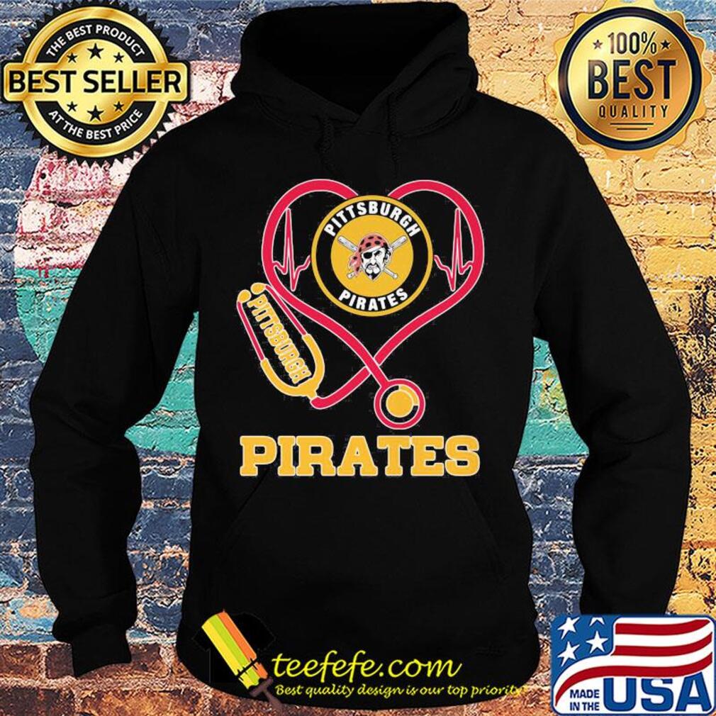 Nurse pittsburgh pirates baseball stethoscope heartbeat s Hoodie Nurse pittsburgh pirates baseball stethoscope heartbeat s Hoodie