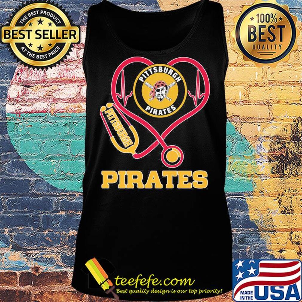 Nurse pittsburgh pirates baseball stethoscope heartbeat s Tank top Nurse pittsburgh pirates baseball stethoscope heartbeat s Tank top