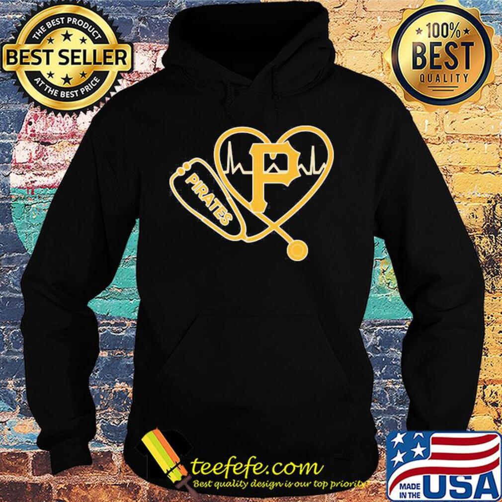 Nurse Pittsburgh pirates stethoscope heartbeat s Hoodie Nurse Pittsburgh pirates stethoscope heartbeat s Hoodie