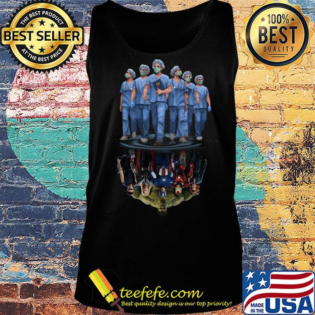 Nurse shadow superhero Marvel reflections in the Mirror water s Tank top Nurse shadow superhero Marvel reflections in the Mirror water s Tank top