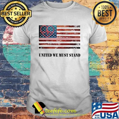 Nurse united we must stand american flag independence day shirt