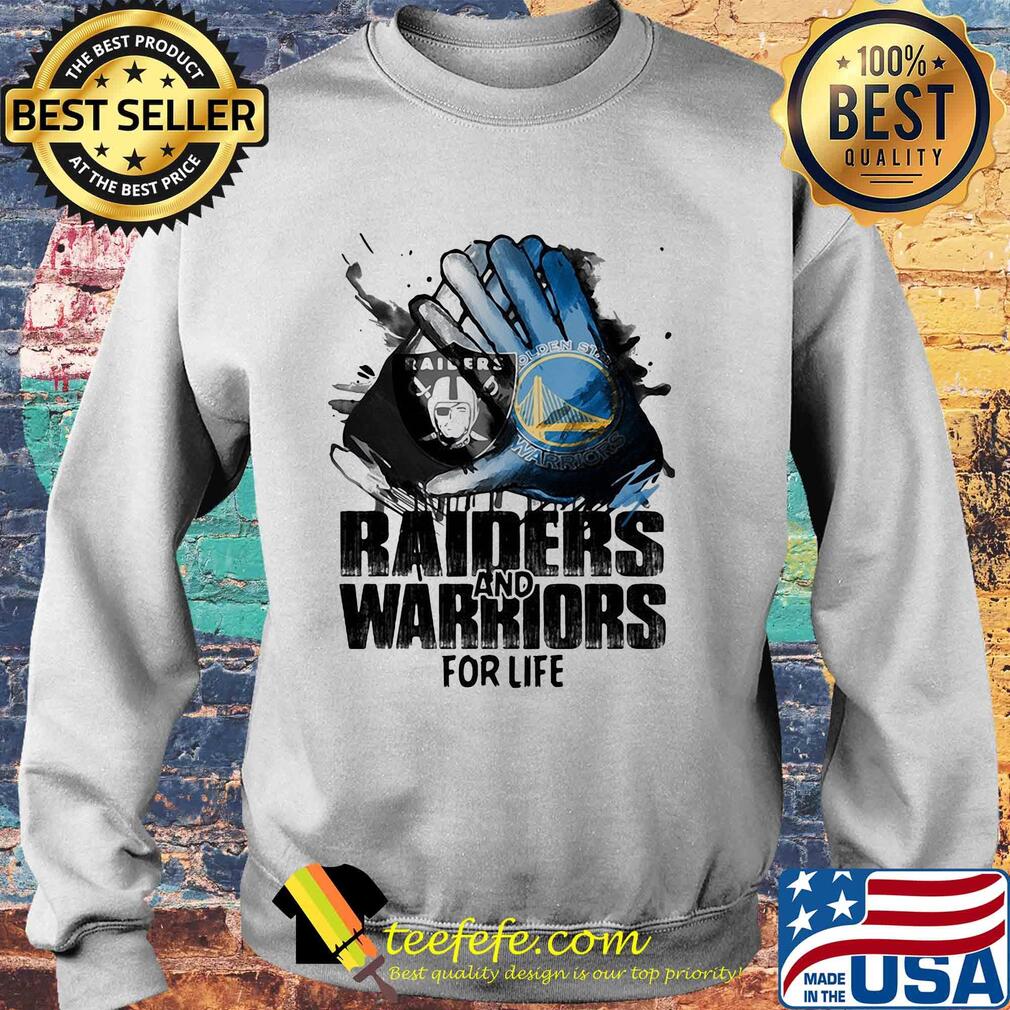 Oakland Raiders and golden state warriors for life art s Sweater Oakland Raiders and golden state warriors for life art s Sweater