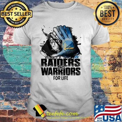 Oakland Raiders and golden state warriors for life art shirt