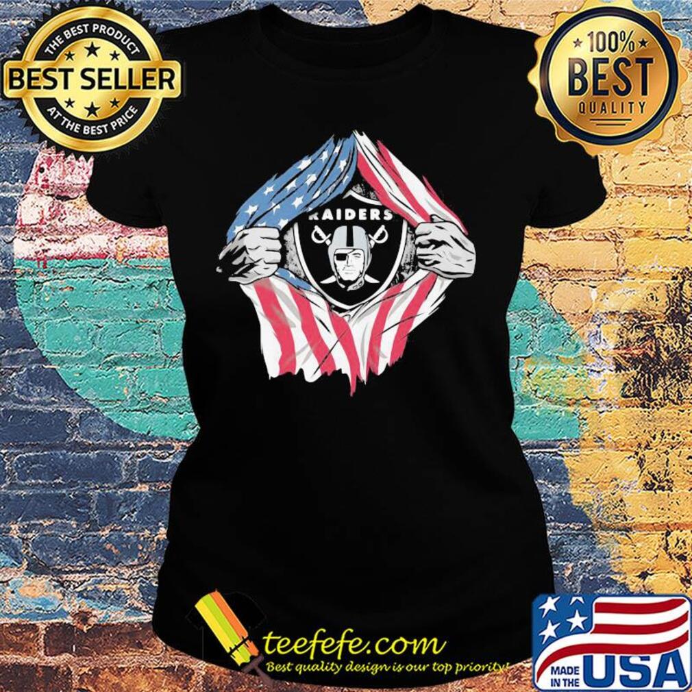 Oakland raiders football american flag independence day s Ladies tee Oakland raiders football american flag independence day s Ladies tee