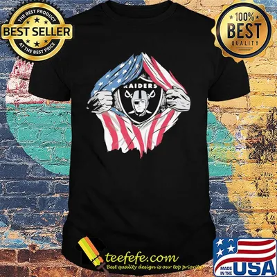 Oakland raiders football american flag independence day shirt
