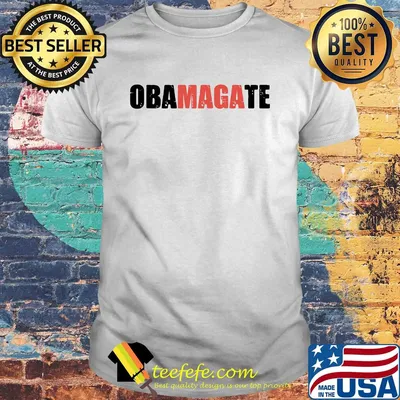 Obamagate red black version shirt