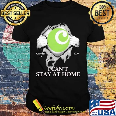 Ocado covid-19 2020 i can’t stay at home hand shirt
