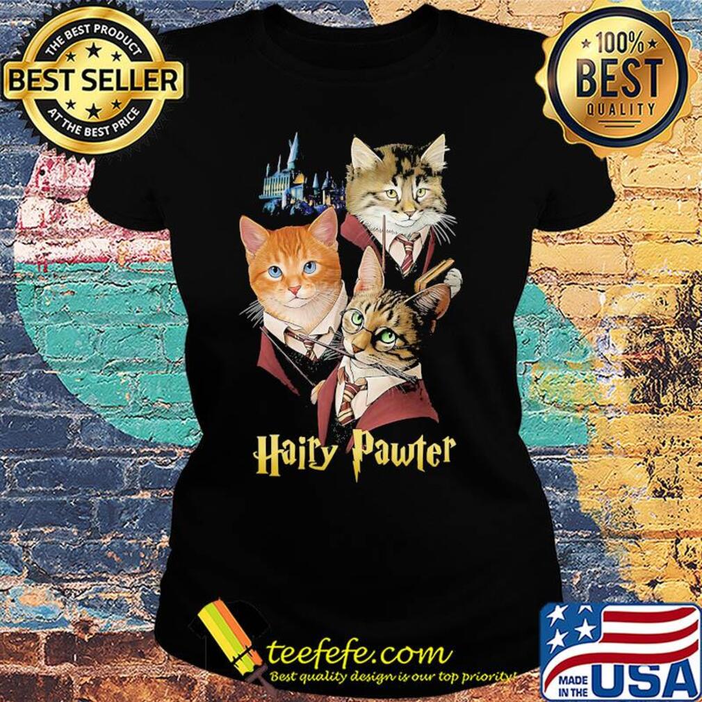 Official cats hairy pawter s Ladies tee Official cats hairy pawter s Ladies tee