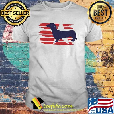 Official dachshund flag vintage shirt