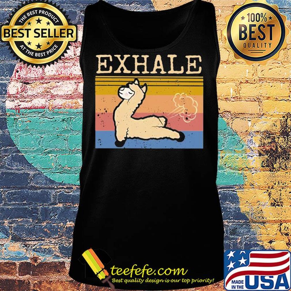 Official Exhale Lamma vintage s Tank top Official Exhale Lamma vintage s Tank top