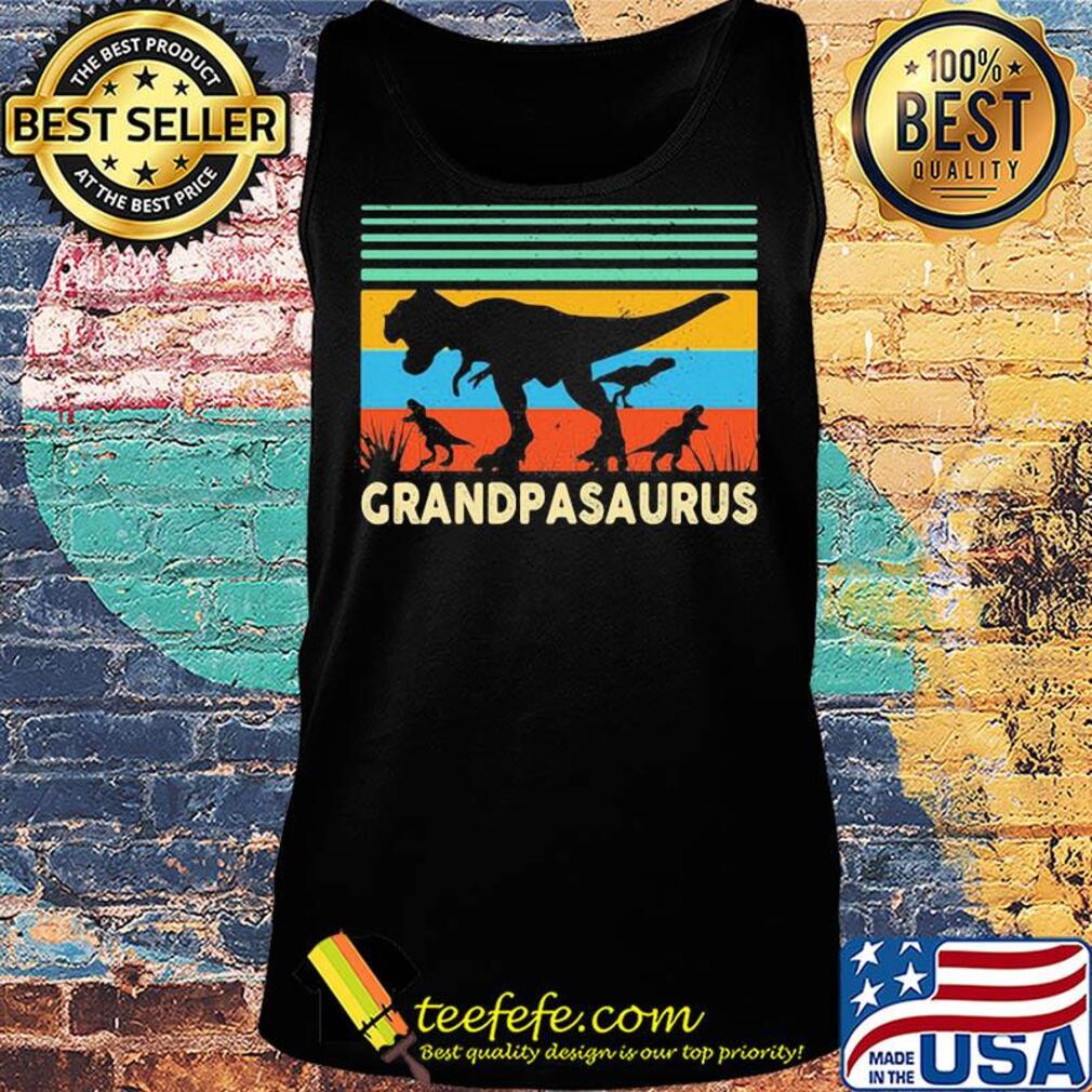 Official Grandpasaurus vintage s Tank top Official Grandpasaurus vintage s Tank top