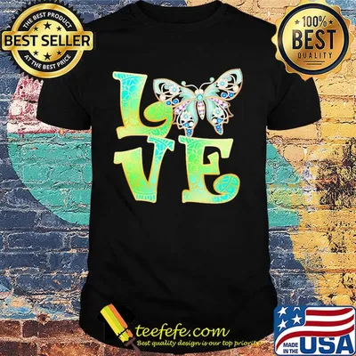 Official Love Butterfly mandala shirt