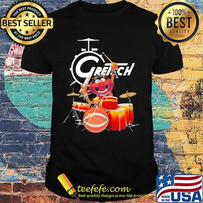 Official muppet drum gretsch shirt