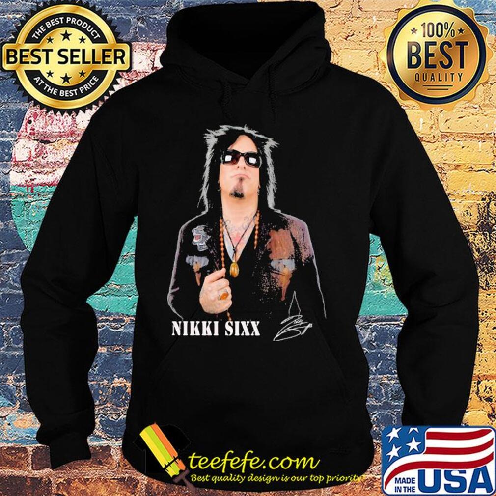 Official Nikki Sixx signature s Hoodie Official Nikki Sixx signature s Hoodie