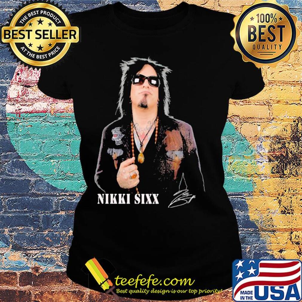 Official Nikki Sixx signature s Ladies tee Official Nikki Sixx signature s Ladies tee