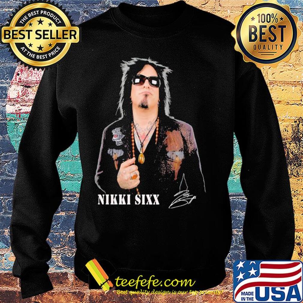 Official Nikki Sixx signature s Sweater Official Nikki Sixx signature s Sweater