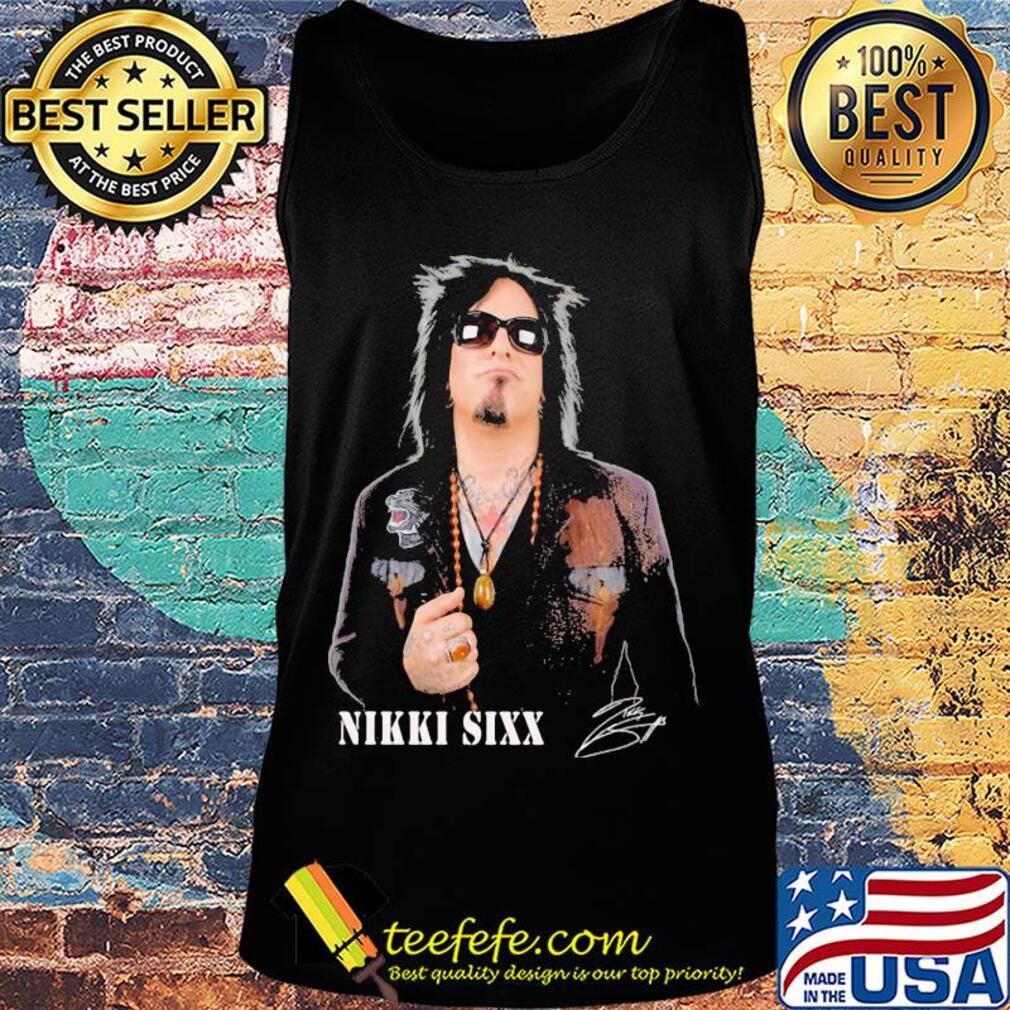 Official Nikki Sixx signature s Tank top Official Nikki Sixx signature s Tank top