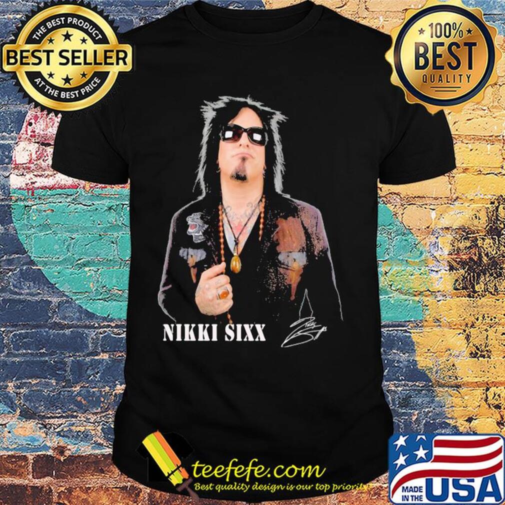 Official Nikki Sixx signature shirt Official Nikki Sixx signature shirt