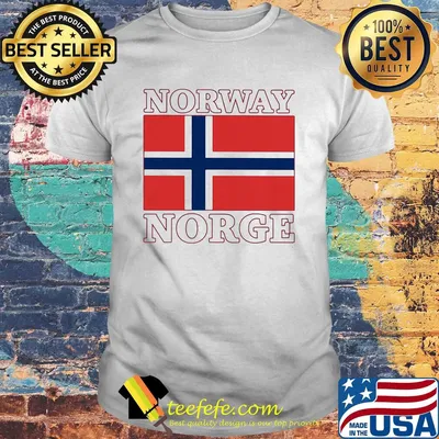 Official norway norge flag 2020 shirt