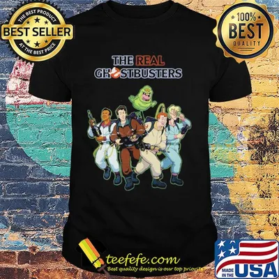 Official the real ghostbuster shirt