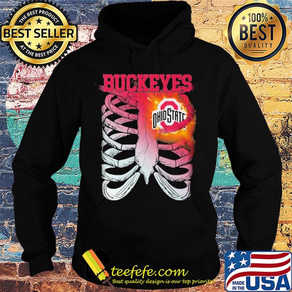 Ohio State Buckeyes Bone heart s Hoodie Ohio State Buckeyes Bone heart s Hoodie