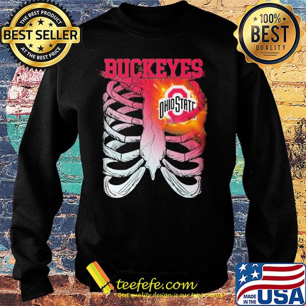 Ohio State Buckeyes Bone heart s Sweater Ohio State Buckeyes Bone heart s Sweater