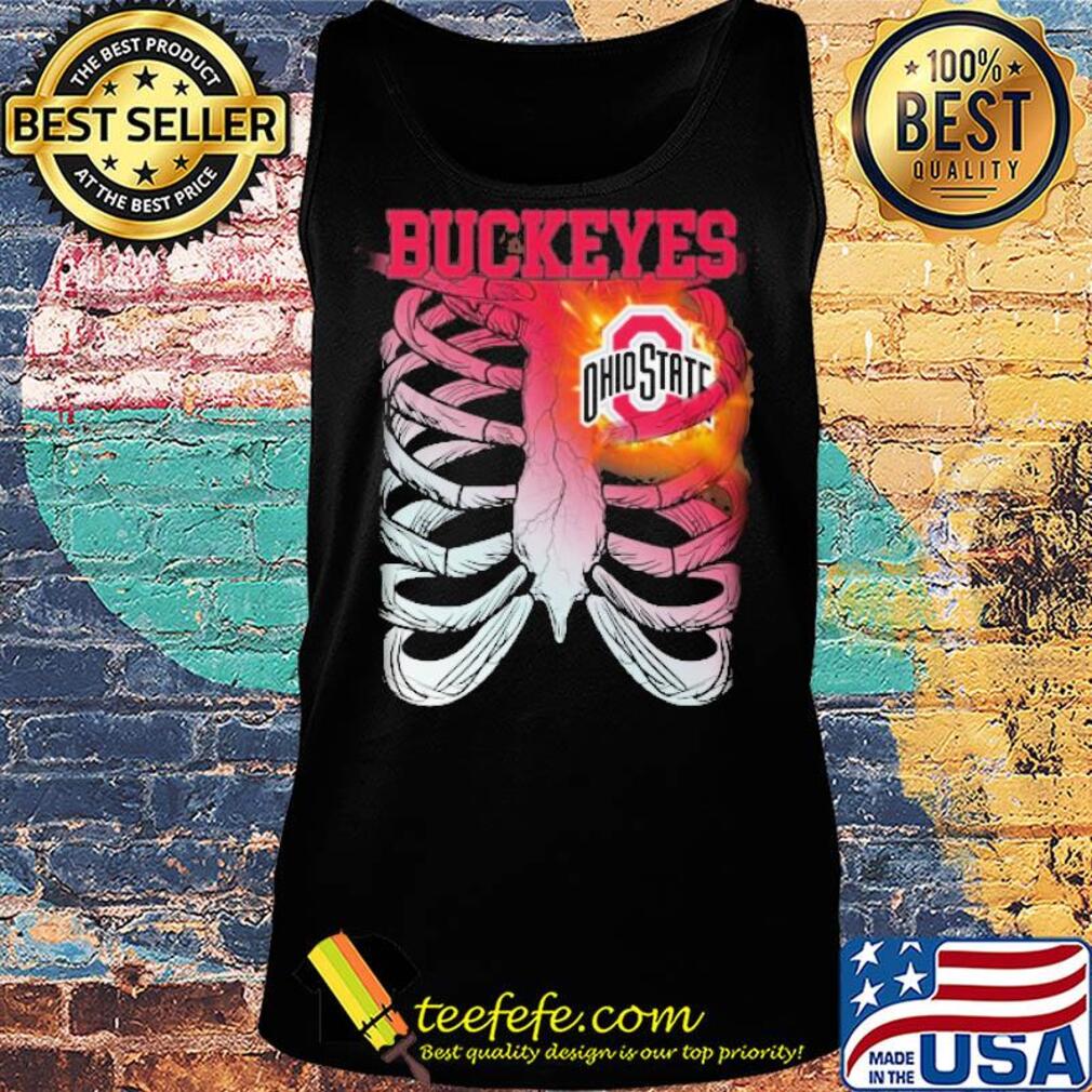 Ohio State Buckeyes Bone heart s Tank top Ohio State Buckeyes Bone heart s Tank top