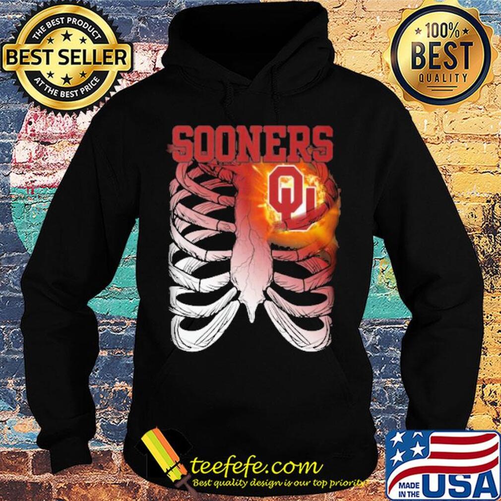 Oklahoma Sooners Bone heart s Hoodie Oklahoma Sooners Bone heart s Hoodie