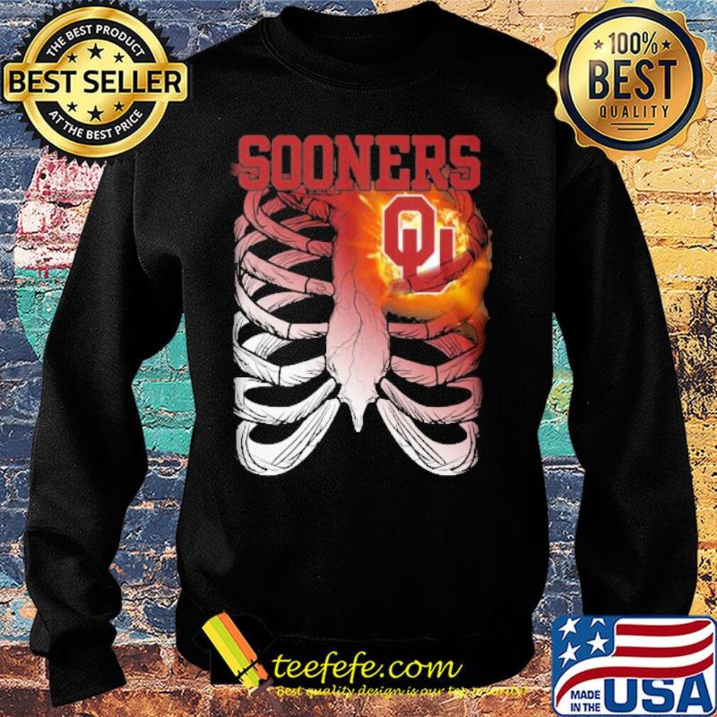 Oklahoma Sooners Bone heart s Sweater Oklahoma Sooners Bone heart s Sweater