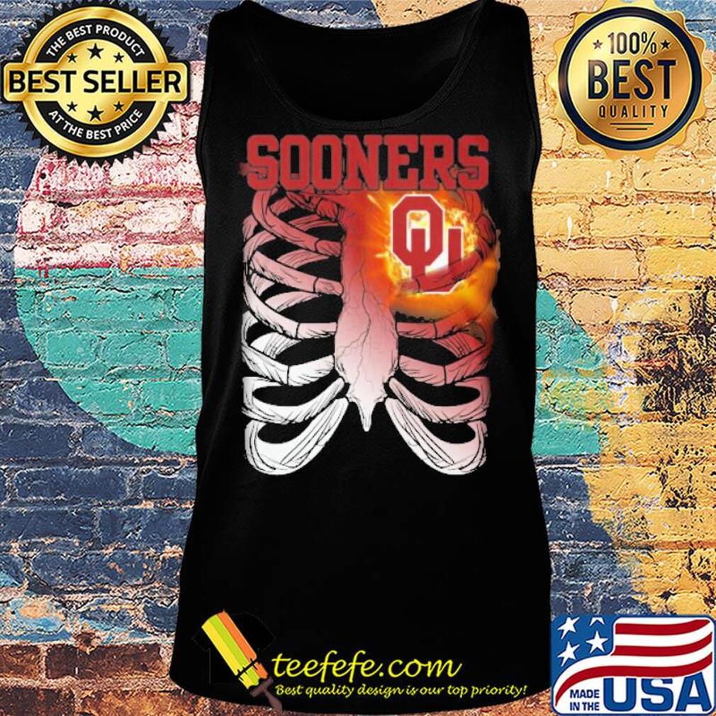Oklahoma Sooners Bone heart s Tank top Oklahoma Sooners Bone heart s Tank top