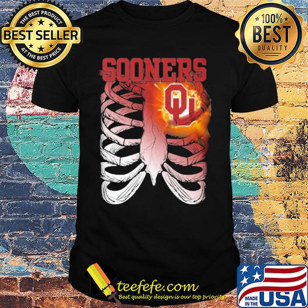 Oklahoma Sooners Bone heart shirt